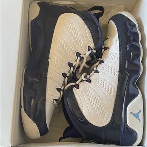 Jordan Navy and White High-Tops